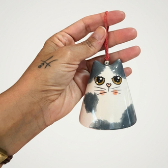 Seramik Kedi Çan