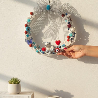 El Yapımı Kapı Süsü 25 cm