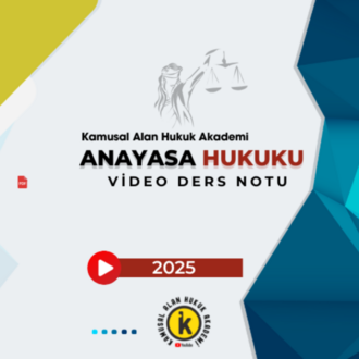 Anayasa Hukuku Kamusal Alan Video Ders Notları PDF