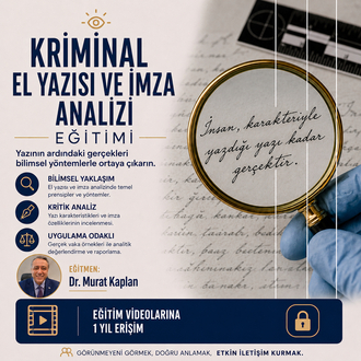 ASENKRON Kriminal El Yasısı ve İmza Analizi Yöntemleri Eğitimi