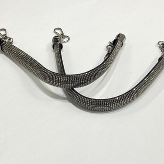 Taşlı Çanta Sapı Mini Taşlı 1 Çift (2Adet)