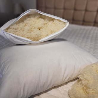 Merinos Kuzu Yünü Yastık