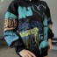 graffiti desenli hoodie