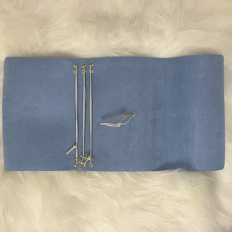 A5 Bebek Mavisi Trifold Kılıf