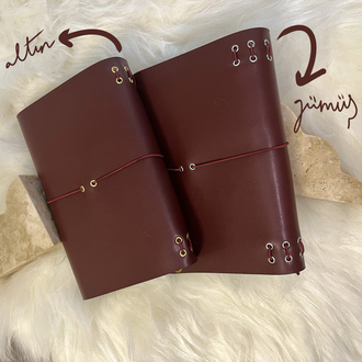 A5 Bordo Trifold Kılıf