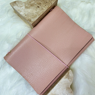 Desenli Pembe Trifold Kılıf A5