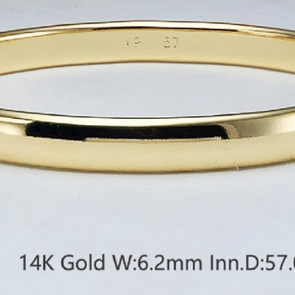 Xuping 14k 57mm Bebe Boy Kelepçe Bileklik