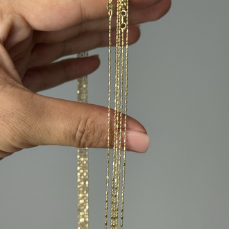 Xuping Minik Kapsül Işıltılı Gold Zincir Kolye (45cm)