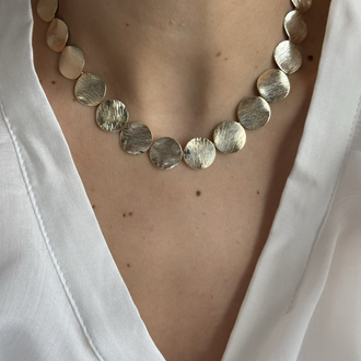 Altın Kaplama 14k Gold Pul Kolye (42cm)