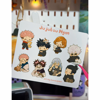 Jujutsu Nyan Sticker Sayfası