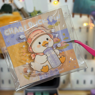 Chaos Duck Akrilik Pin Rozet