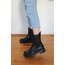 Siyah Yandan Lastikli Bot