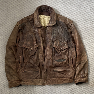 90s Bomber deri ceket ( l xl )