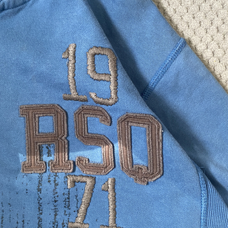 y2k emo ekose hoodie ( l xl )