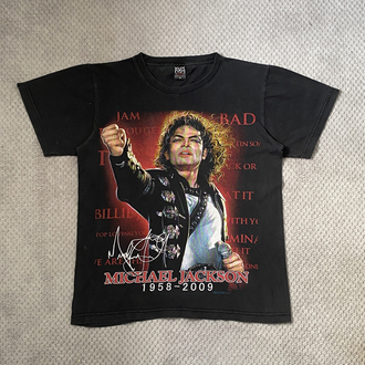 Micheal jackson vtg tee ( m l )