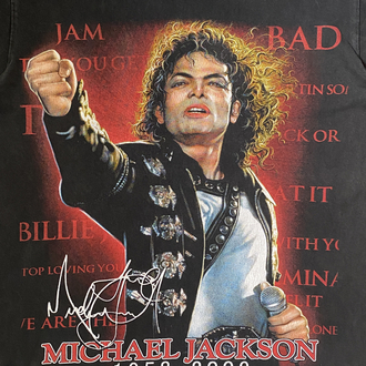 Micheal jackson vtg tee ( m l )