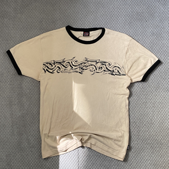 y2k tribal vintage tee ( s m )