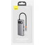 Baseus Metal Gleam 4in1 Multifonksiyonel Type-C HUB Adaptör Dock Station