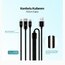 ttec AlumiCable Trio Şarj Kablosu 1 metre Type-C/lightning/Micro USB 