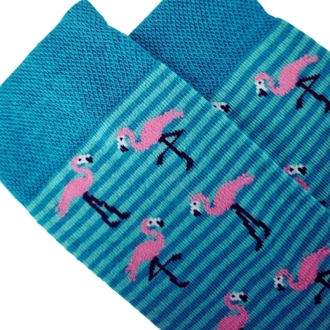 Flamingo Desenli Renkli Çorap