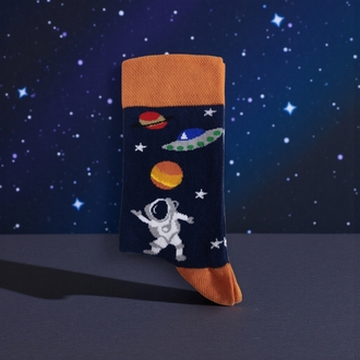 Space Walkers Desenli Çorap