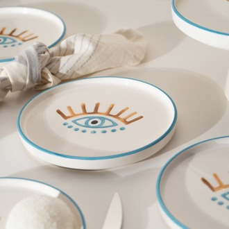Kevin Seramik Hand Made 5 Parça 4 Kişilik  Servis Takımı