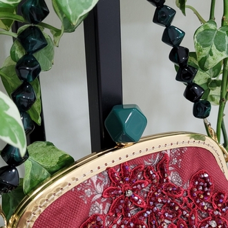 Bordo çanta