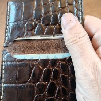 Biposto Mini - İki Bölmeli Kartlık Deri Cüzdan