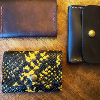 Sprint - Tek Bölmeli Minimal Kartlık Deri Cüzdan Çıtçıtlı