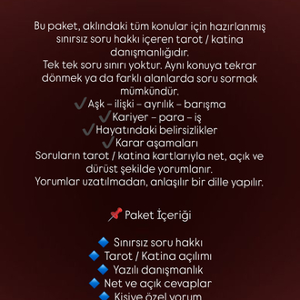 SINIRSIZ SORU PAKETİ