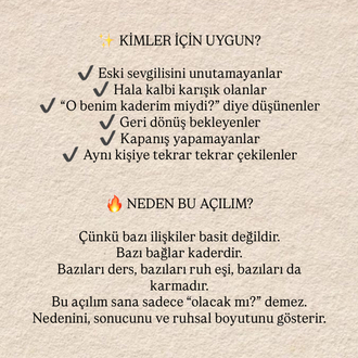EX PARTNER / GEÇMİŞ İLİŞKİ AÇILIMI