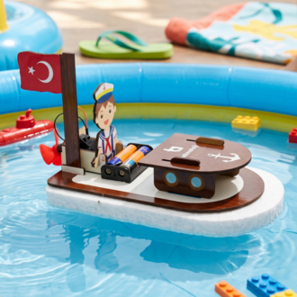 Motorlu Ahşap Gemi STEM Deney Seti