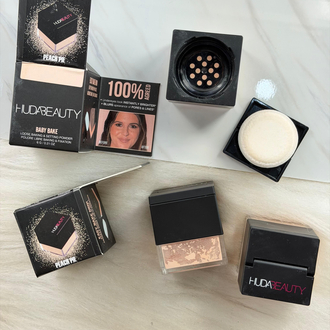 Huda beauty süngerli pudra (Peach pie)