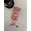 Charm’lı Pembe Renk iPhone Telefon Kılıfı