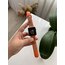 AppleWatch delikli turunculu grili silikon kordon