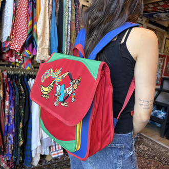 90’s L.C. Waikiki “Banana Monkey” Backpack