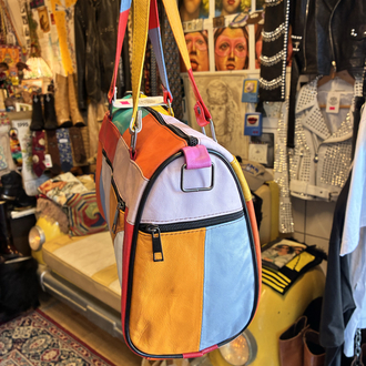 90's Colorful Leather Bag
