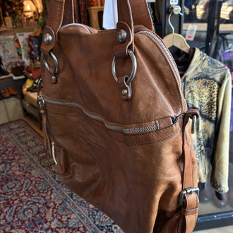 90's Brown Leather Bag