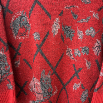 70's Horse And Luck Knit