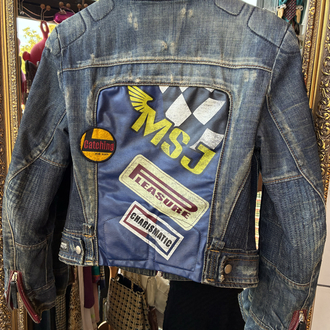 Archive Y2K Miss Sixty Racing Biker Denim Jacket
