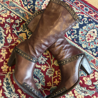 Diego Puerta Leather Boots