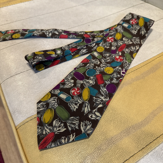 Perry Ellis Candy Pattern Silk Tie