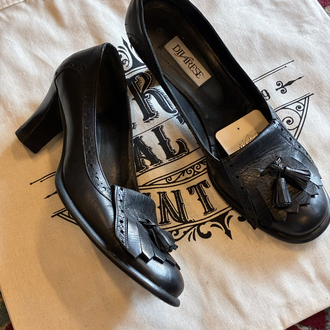 90's Divarese Leather Heels