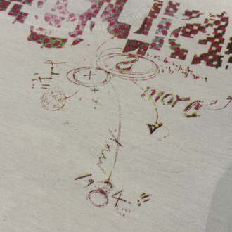 Desigual Y2K Glitched Graphic Face Print T-Shirt