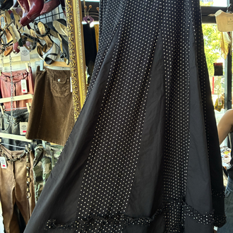 90's Micro Polka Dot Skirt