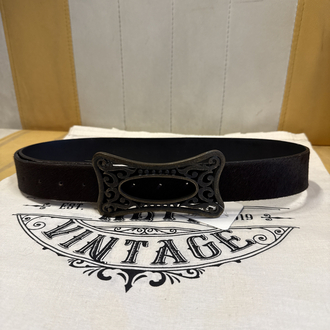 Western Boho Style Pony Hair Leather Belt