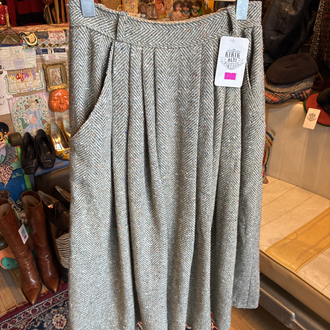 80's Wool Skirt