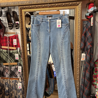 00's Escada Denim Trousers 