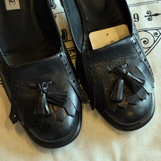 90's Divarese Leather Heels