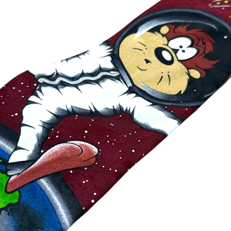 1999 Looney Tunes Marvin the Martian & Taz Space-Themed Tie